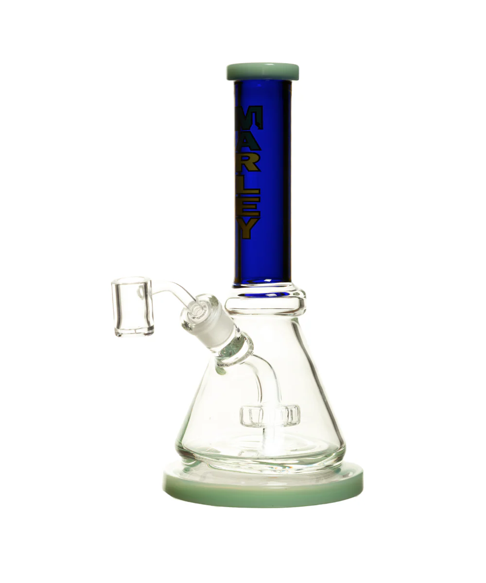 10" Marley Glass Solid Base Circ Perc Dab Rig - Image 2