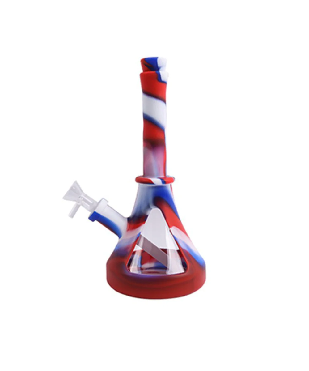 10" Silicone/Glass Beaker Bong - Image 2