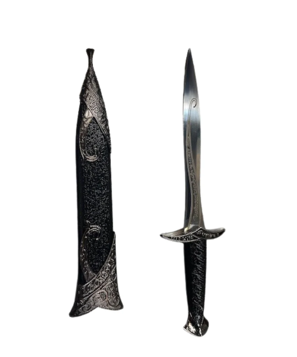 11" Dagger With Black Scabbard - Image 2