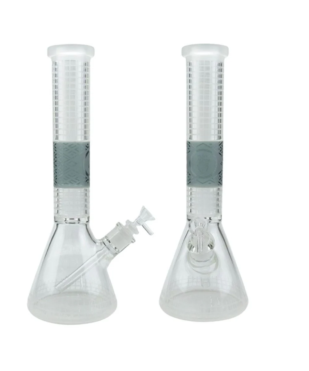 14" Frosted Beaker Bong - Image 2