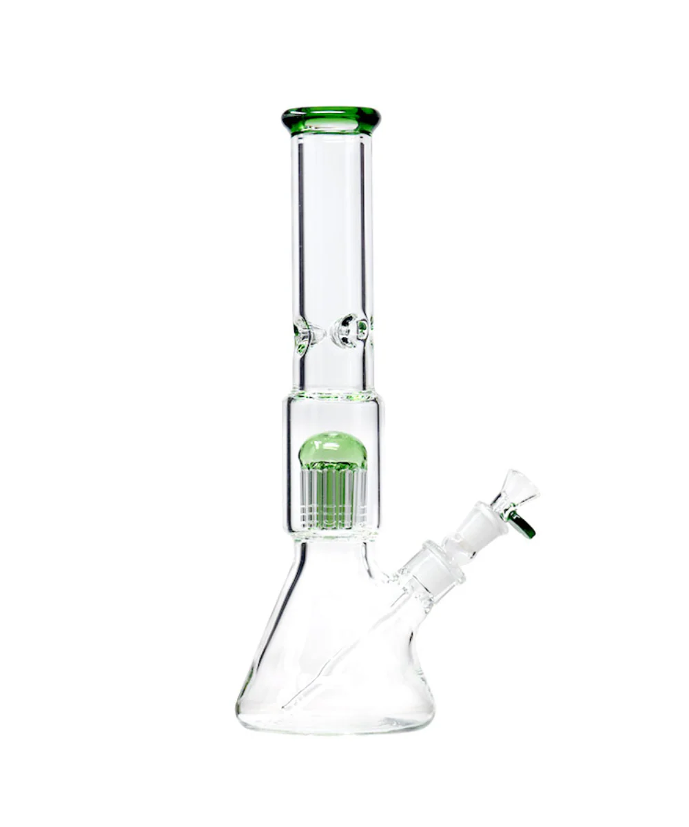 16" 11-Arm Tree Perc Glass Beaker Bong - Image 4