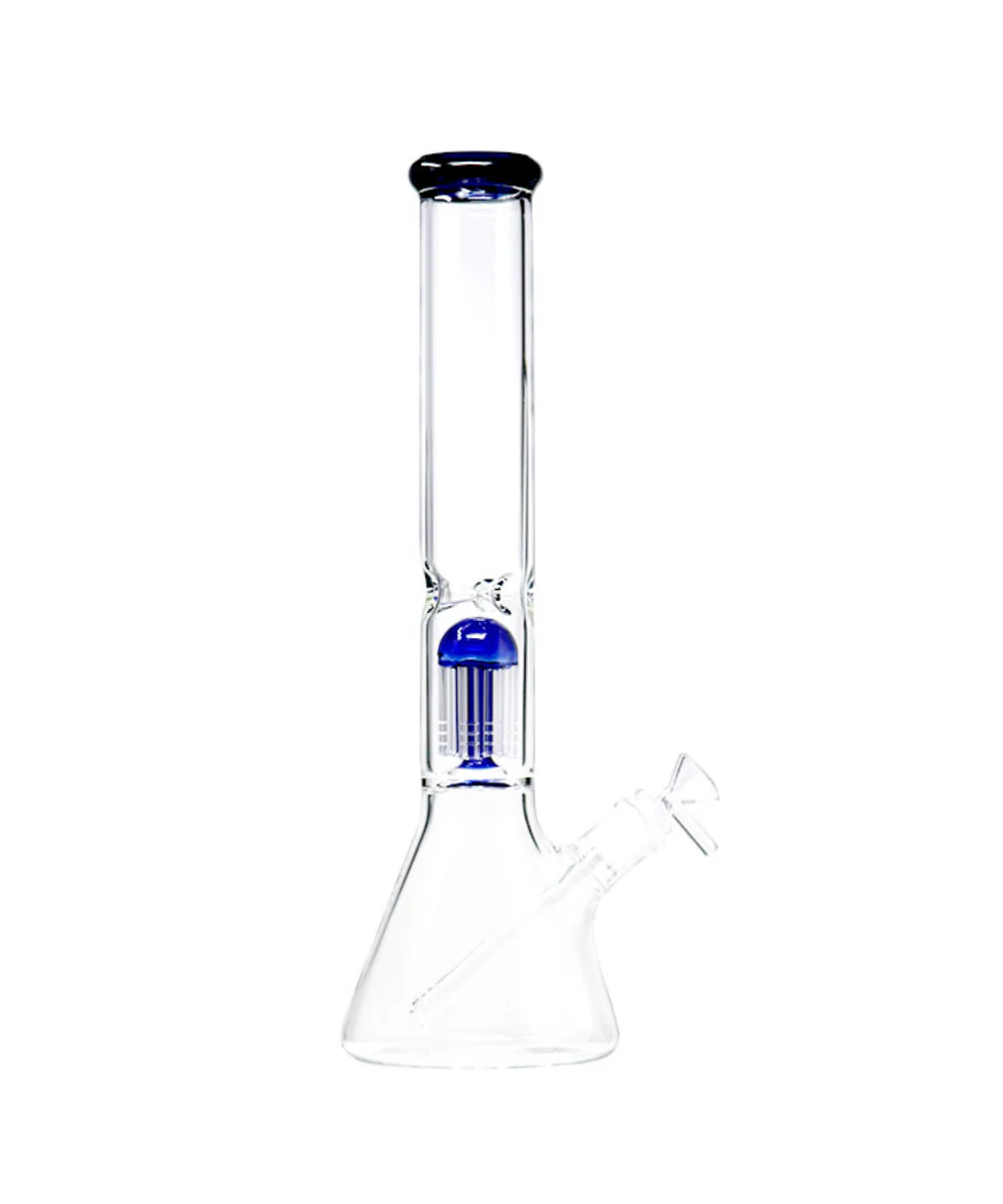 16.5" 8-Arm Tree Perc Glass Beaker Bong - Image 4