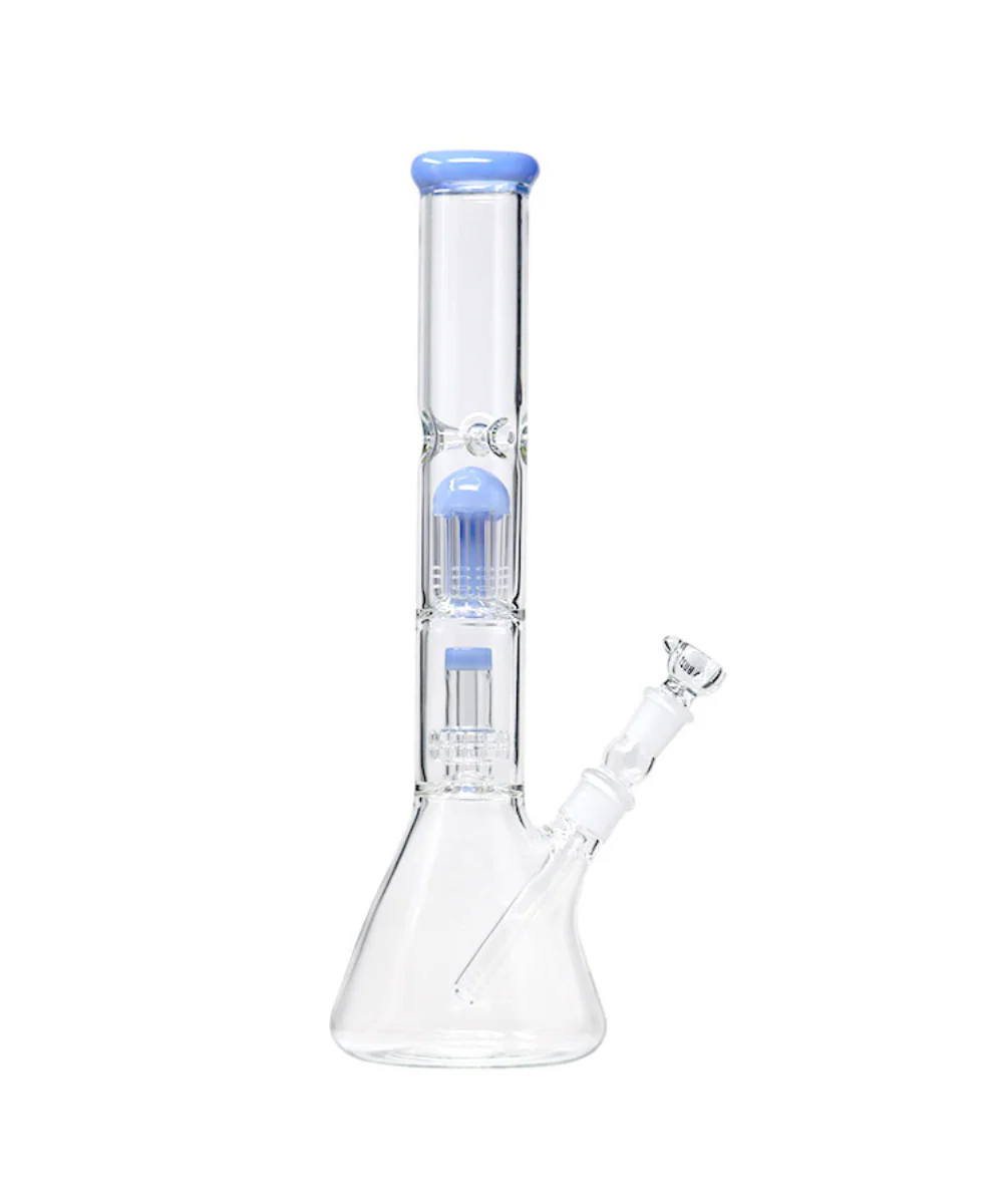16.5" Showerhead & Tree Perc Glass Beaker Bong - Image 2