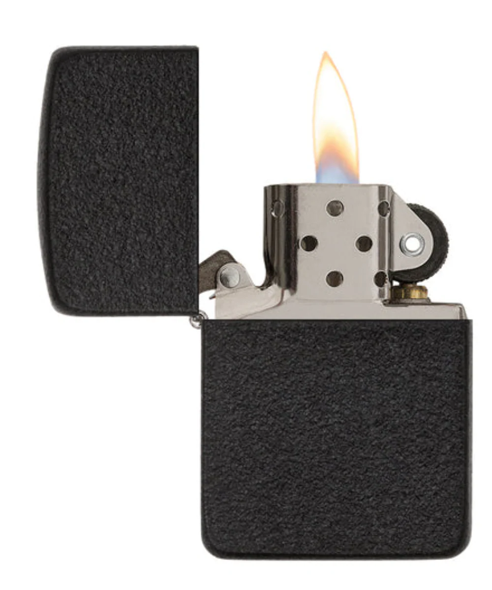 1941 Replica Black Crackle Zippo Lighter - Image 2