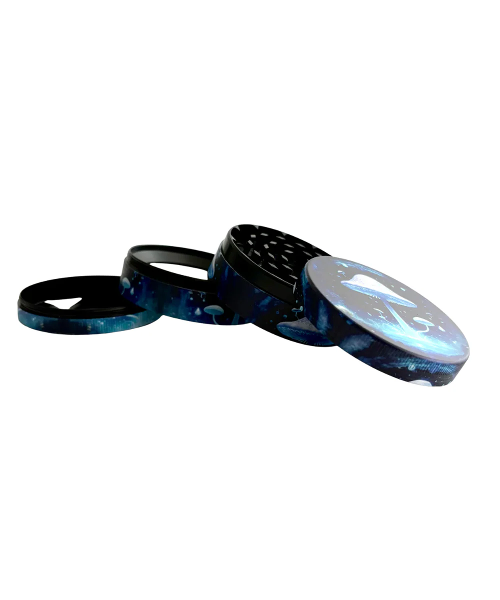 2.5" Ghost Mushroom 4-Piece Metal Grinder - Image 2