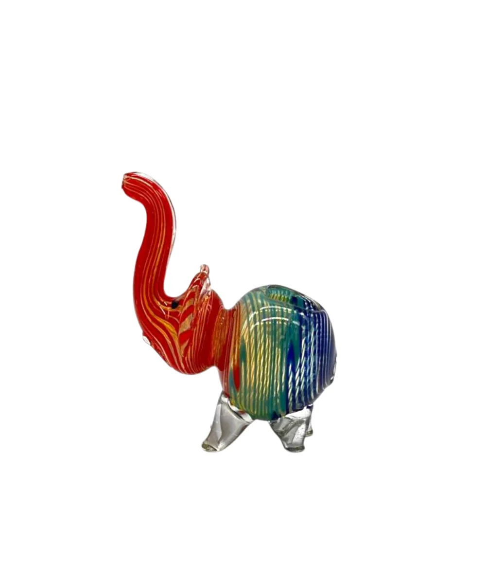 4" Elephant Glass Pipe - Image 2