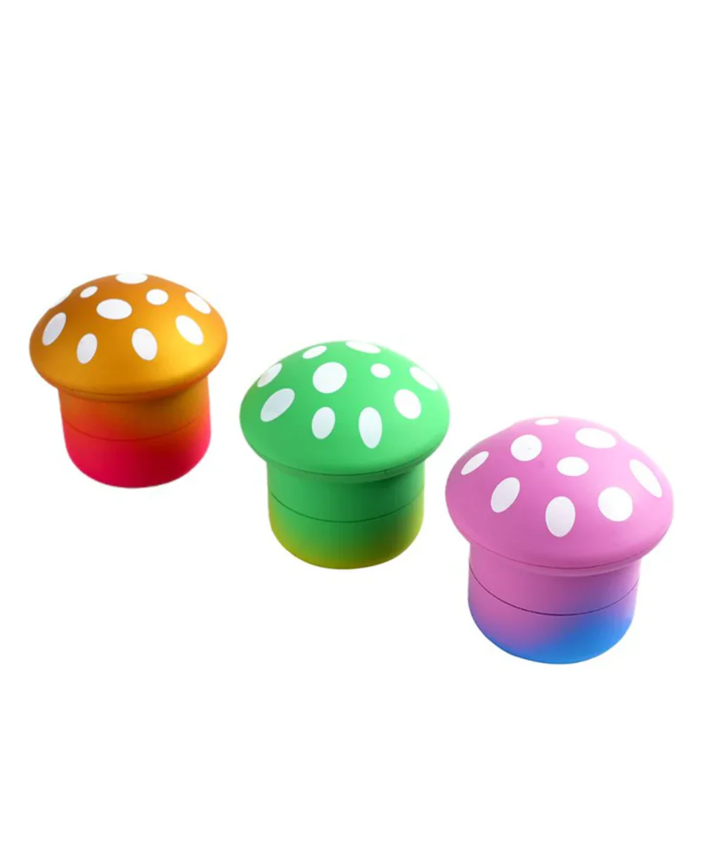 4-Piece Acrylic Mushroom Grinder - Image 2