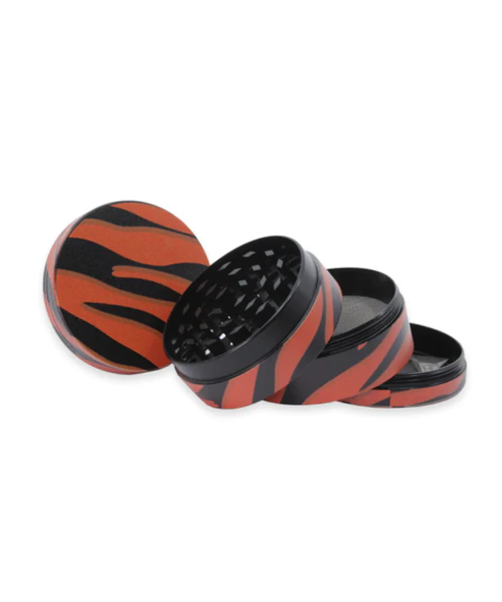 4-Piece Tiger Print Grinder - Image 3