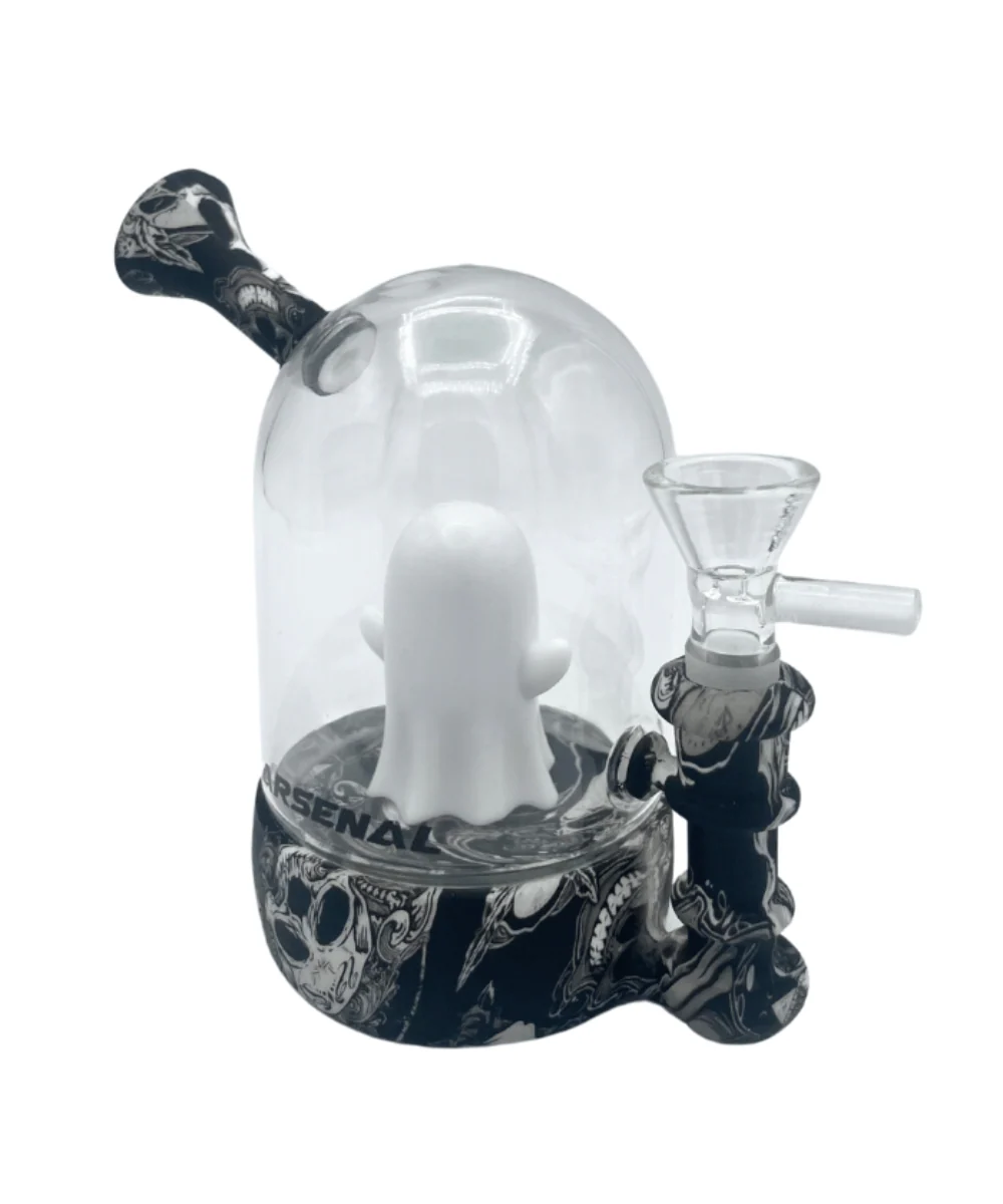 5" Arsenal Ghost Cabin Glass & Silicone Bong - Image 2
