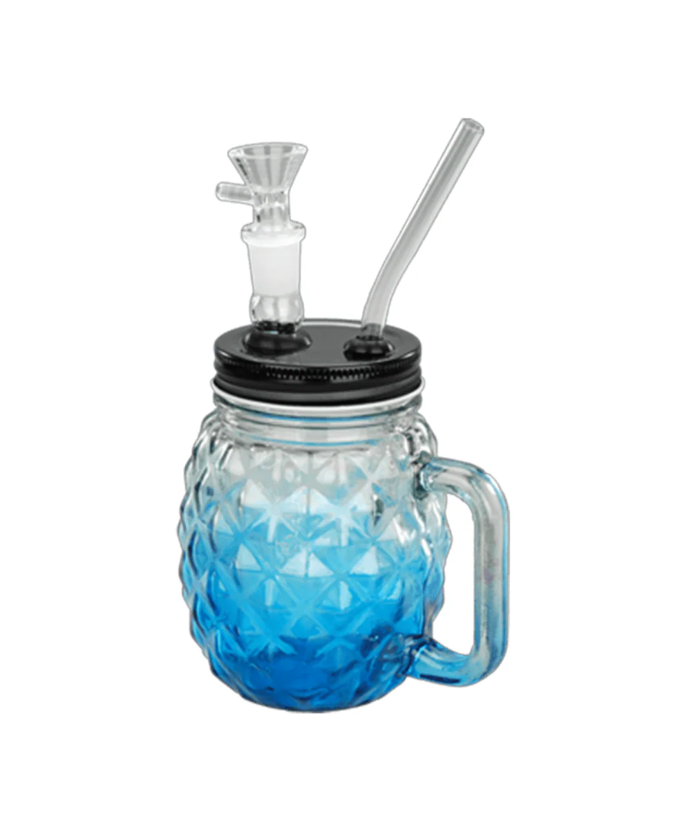 5" Pineapple Cup Glass Bong - Image 2