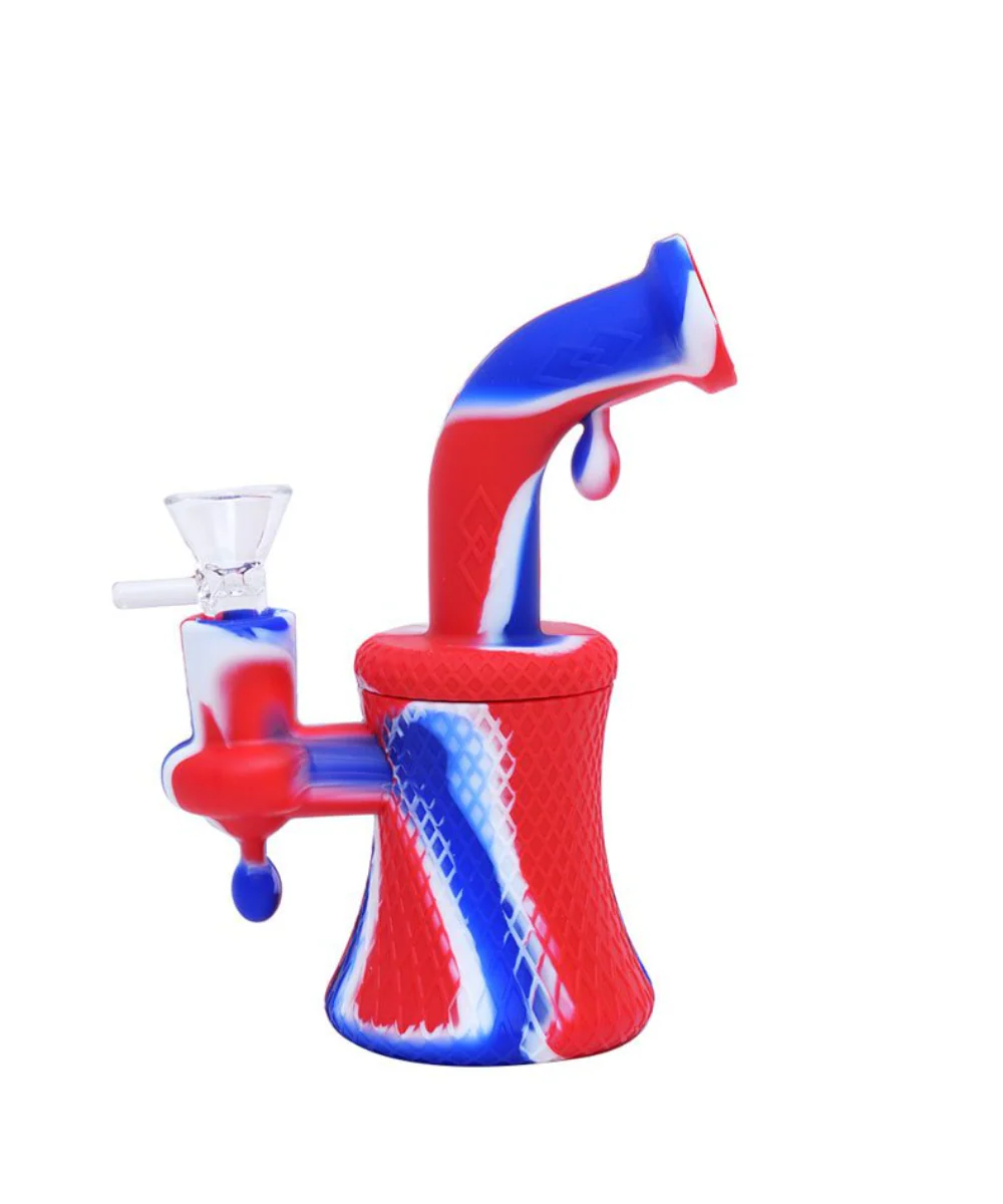 6.5" Honeycomb Silicone Bong - Image 2