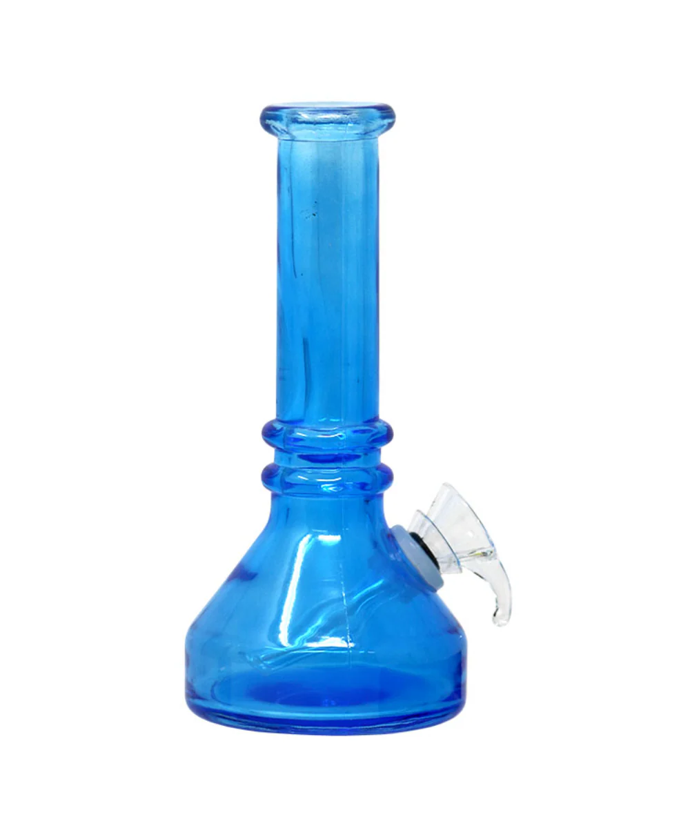 6" Coloured Mini Soft Glass Bong - Image 3