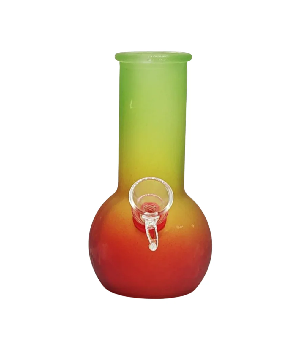 6" Soft Glass Round Base Bong - Image 2