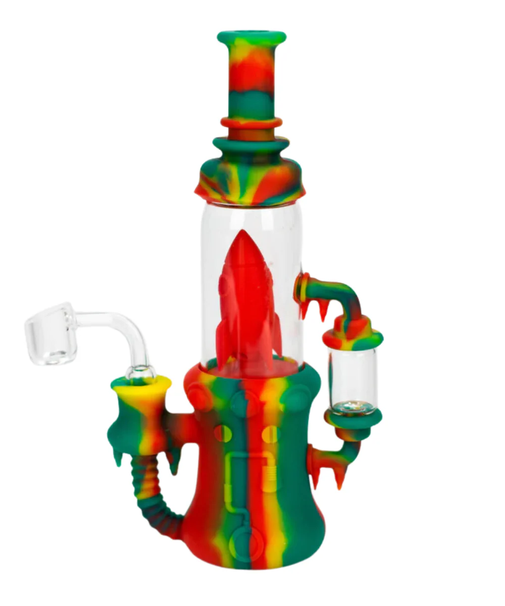9" Spaceship Silicone/Glass Dab Rig - Image 2