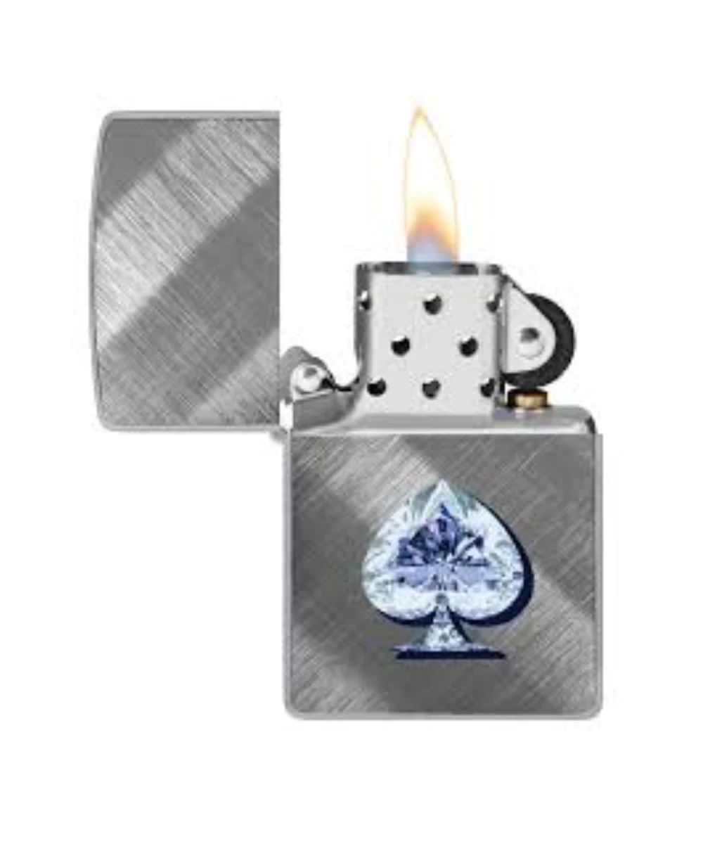 Ace Of Spades Diamond Zippo Lighter - Image 2