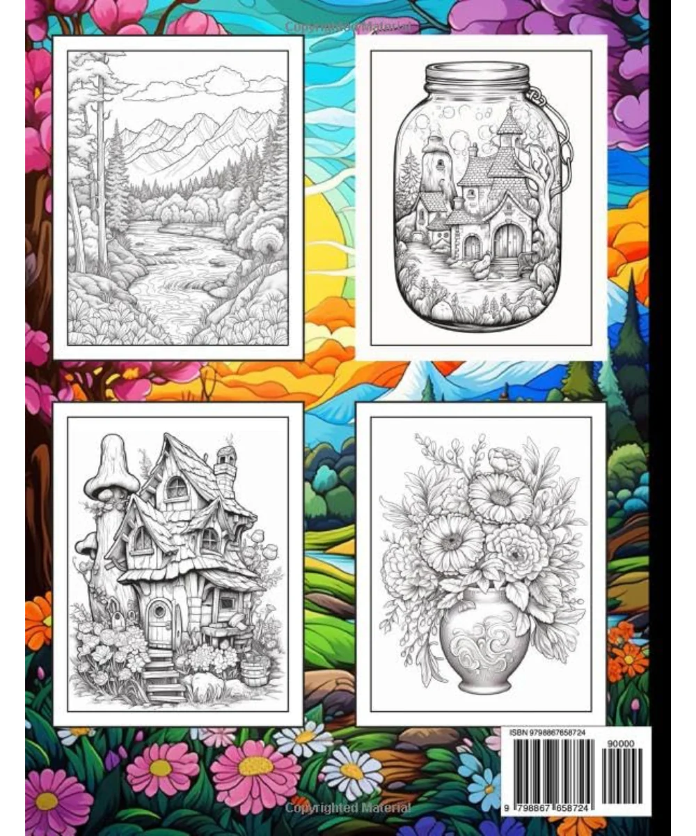 Anxiety Relief Colouring Book - Image 2