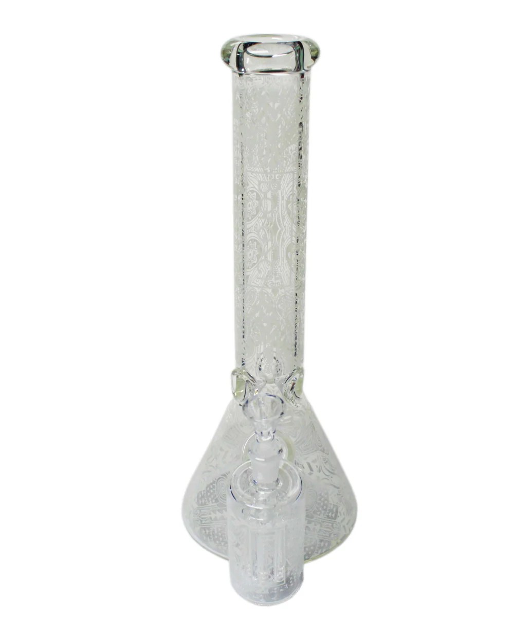 BoroSci 15" Glow In The Dark Bong With Ash Catcher - Image 2