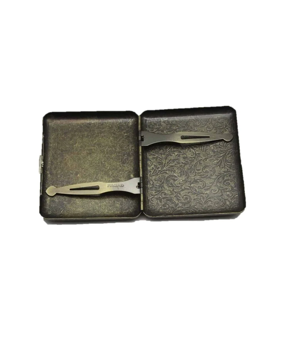 Brass Metal Cigarette Case With Gift Box - Image 3