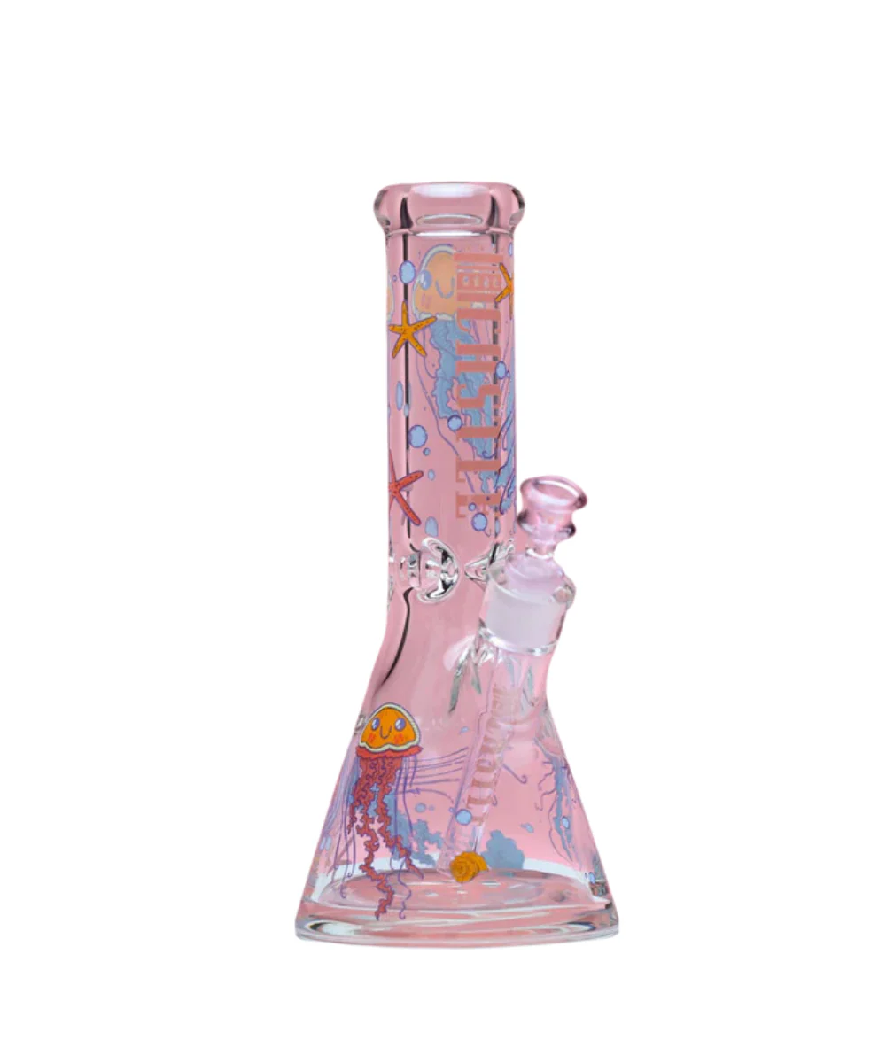 Castle Glassworks 12" Jellyfish Beaker Bong - Image 2