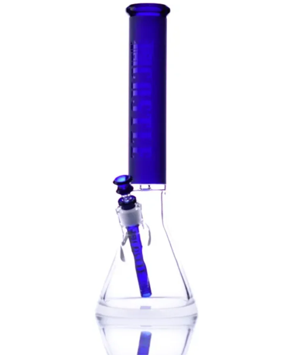 Castle Glassworks 16" Frosted Beaker Bong - Image 2