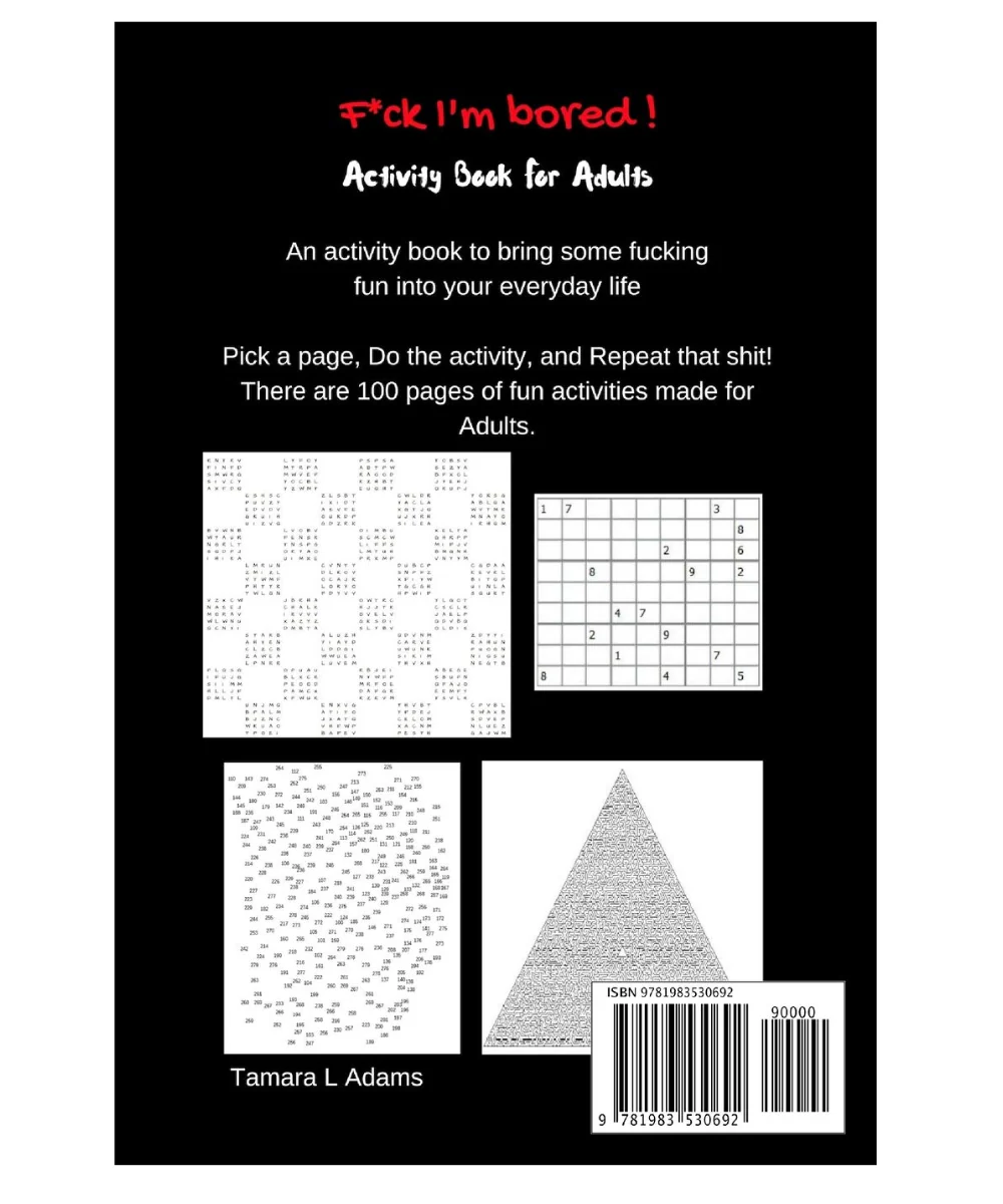 F*ck I'm Bored Activity Book - Image 2