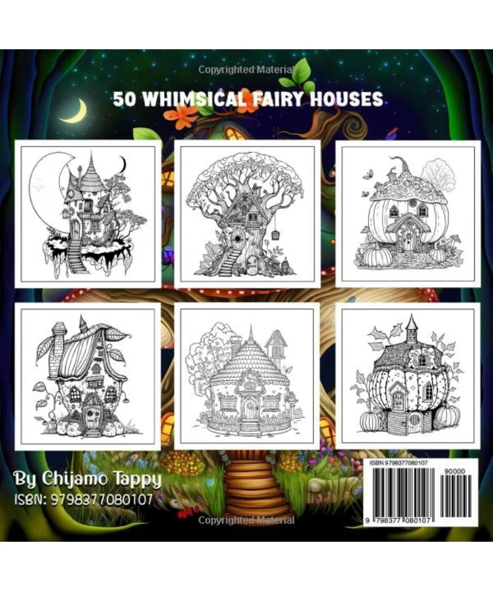 Fairy Houses Colouring Book - Image 2