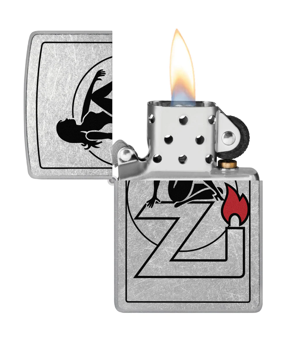 Flame Girl Zippo Lighter - Image 2