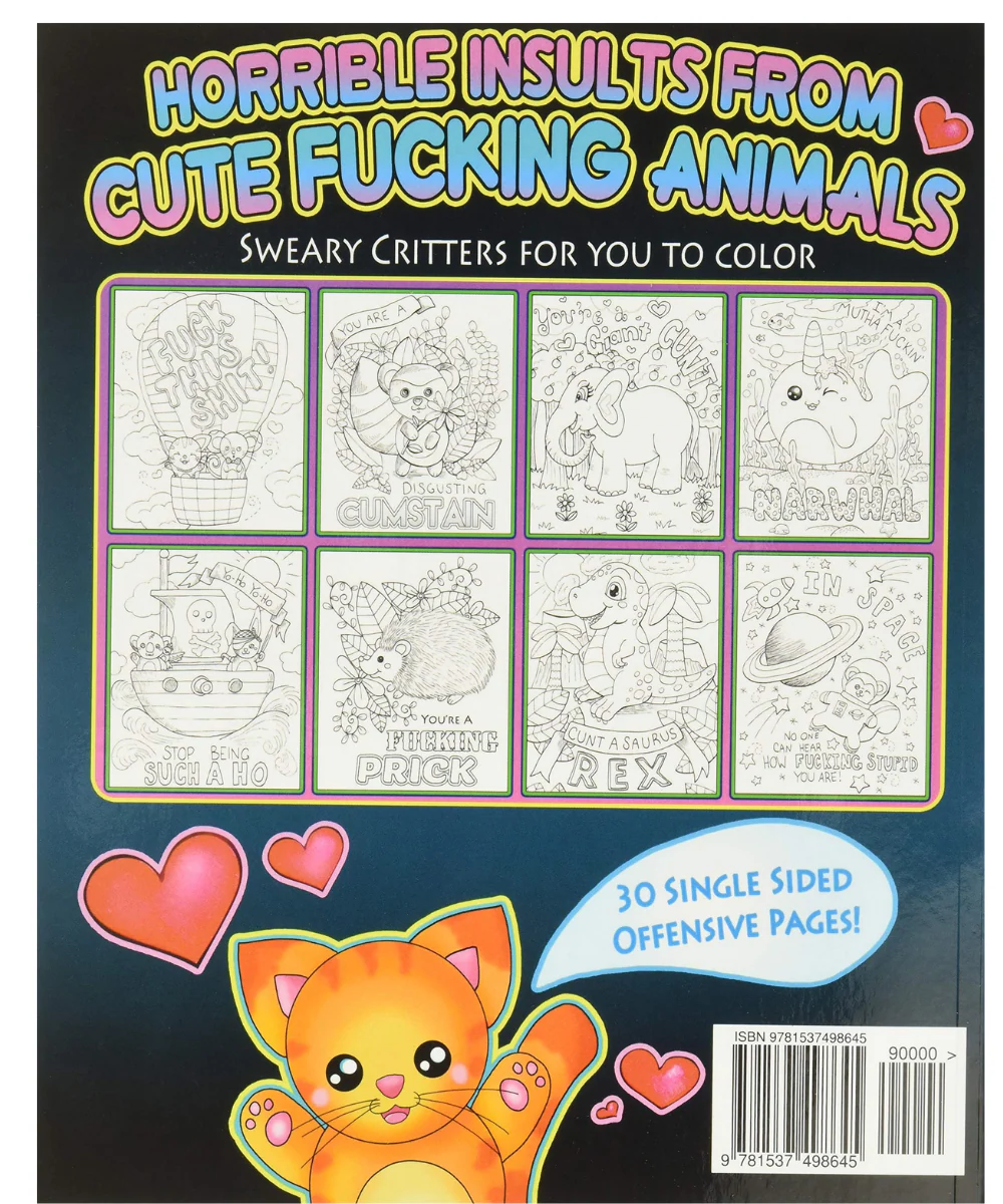 Fucking Adorable Cute Critter Colouring Book - Image 2