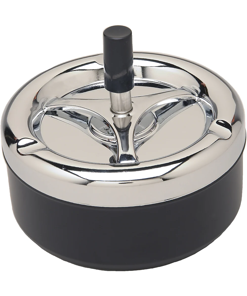 Fujima Large Spin Top Metal Ashtray - Image 2