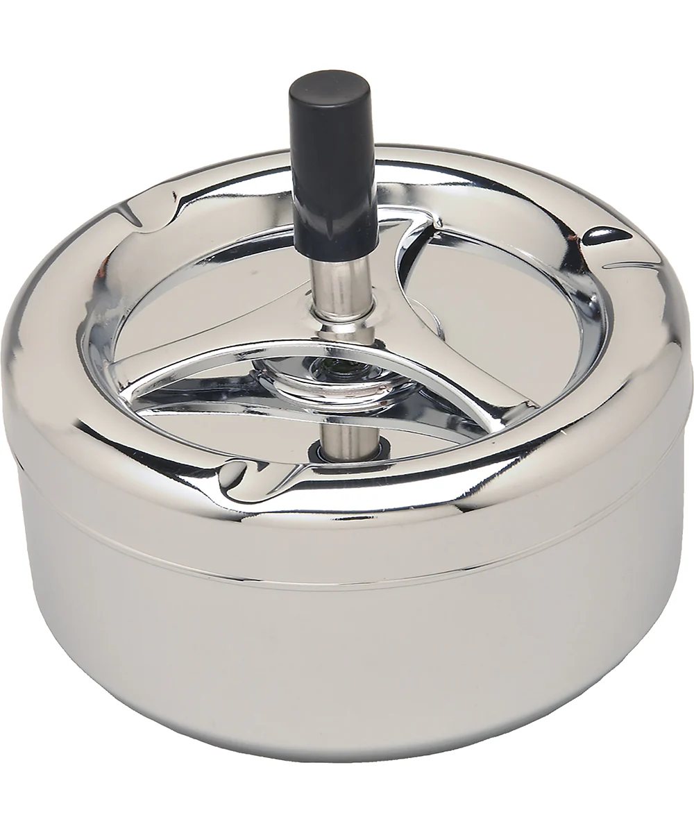 Fujima Large Spin Top Metal Ashtray - Image 3