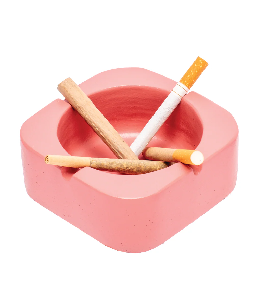 Fujima Pastel Coloured Cement Ashtray - Image 2
