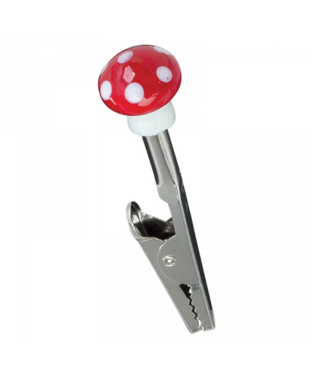 Glass Mushroom Roach Clip - Image 4