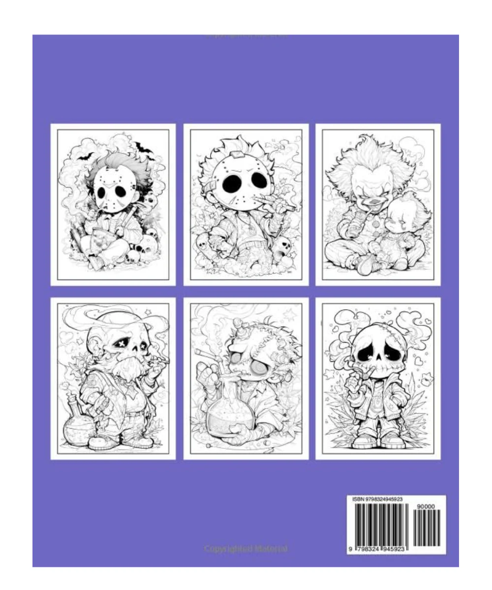 Horror Stoner Colouring Book - Image 2