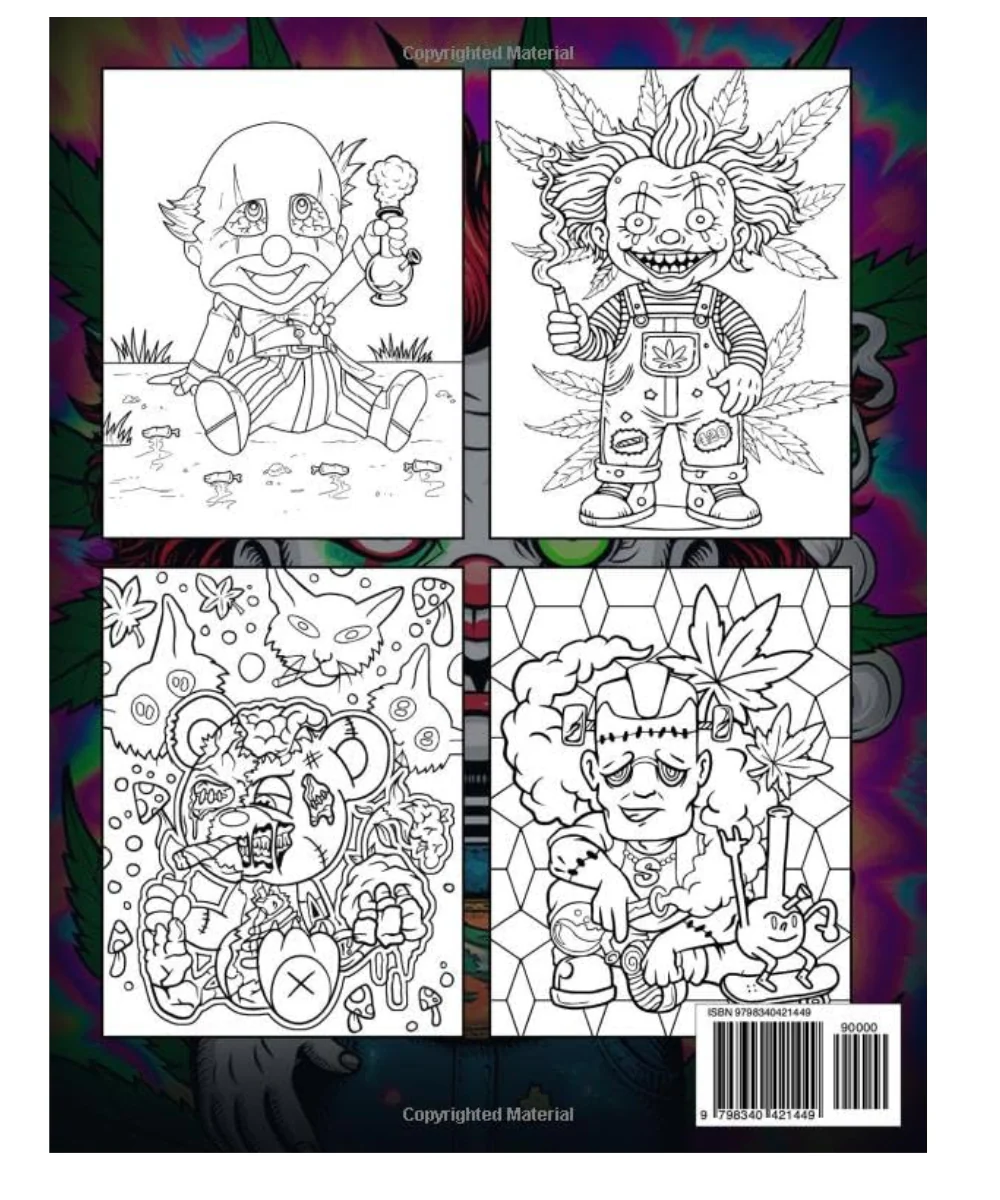 Horror Stoner Colouring Book - Image 2