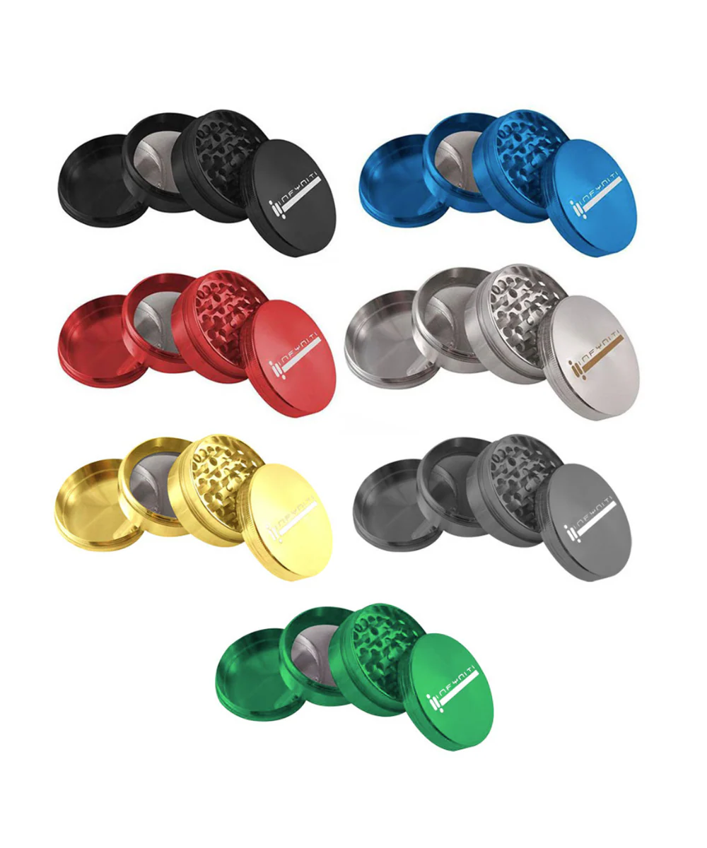 Infyniti 2.5" 4-Piece Zinc Grinder - Image 2