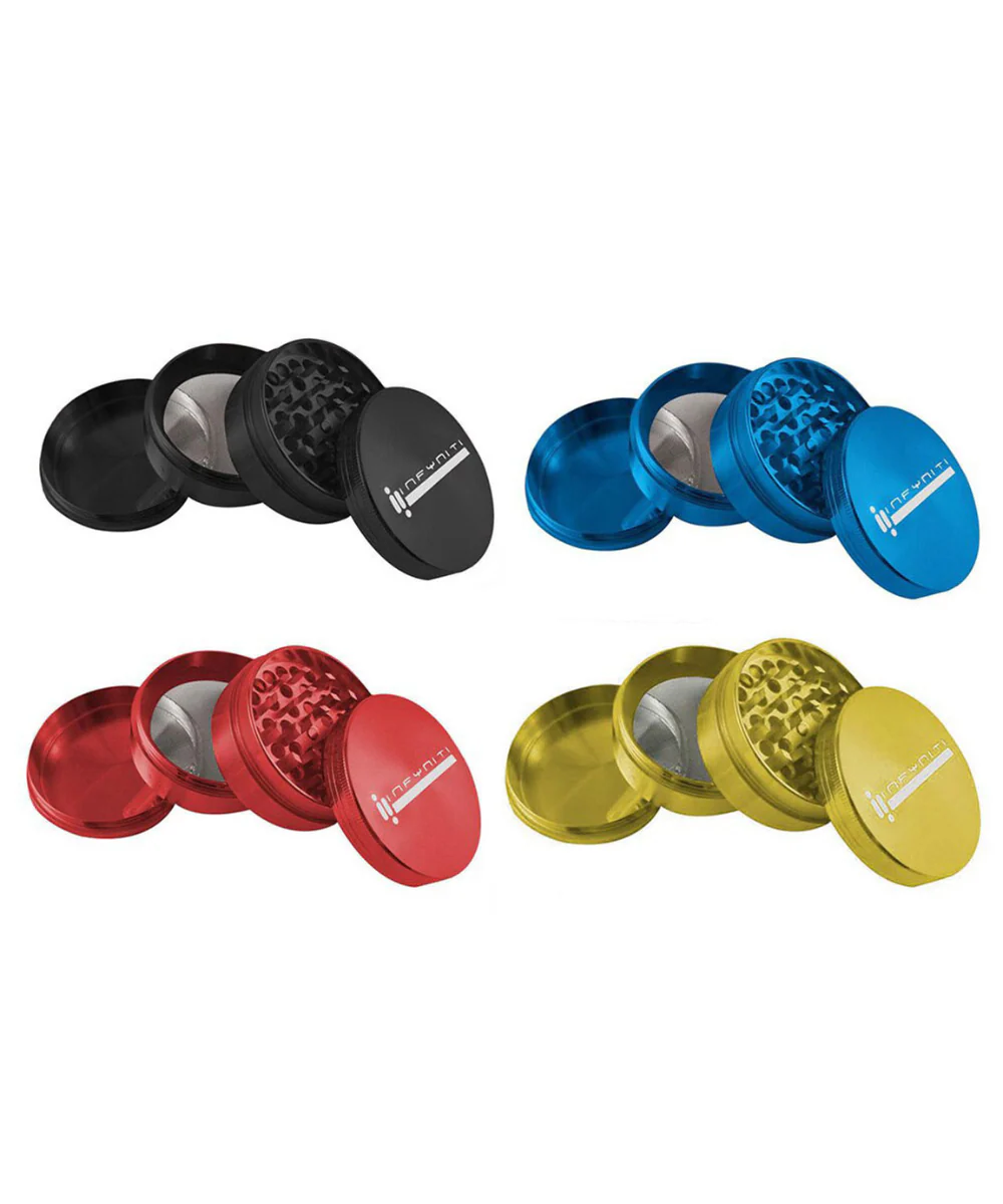 Infyniti Glass 3" 4-Piece Metal Grinder - Image 2