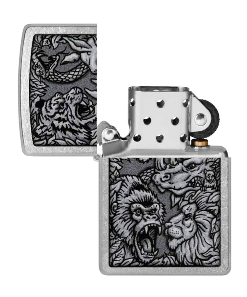 Jungle Design Zippo Lighter - Image 2