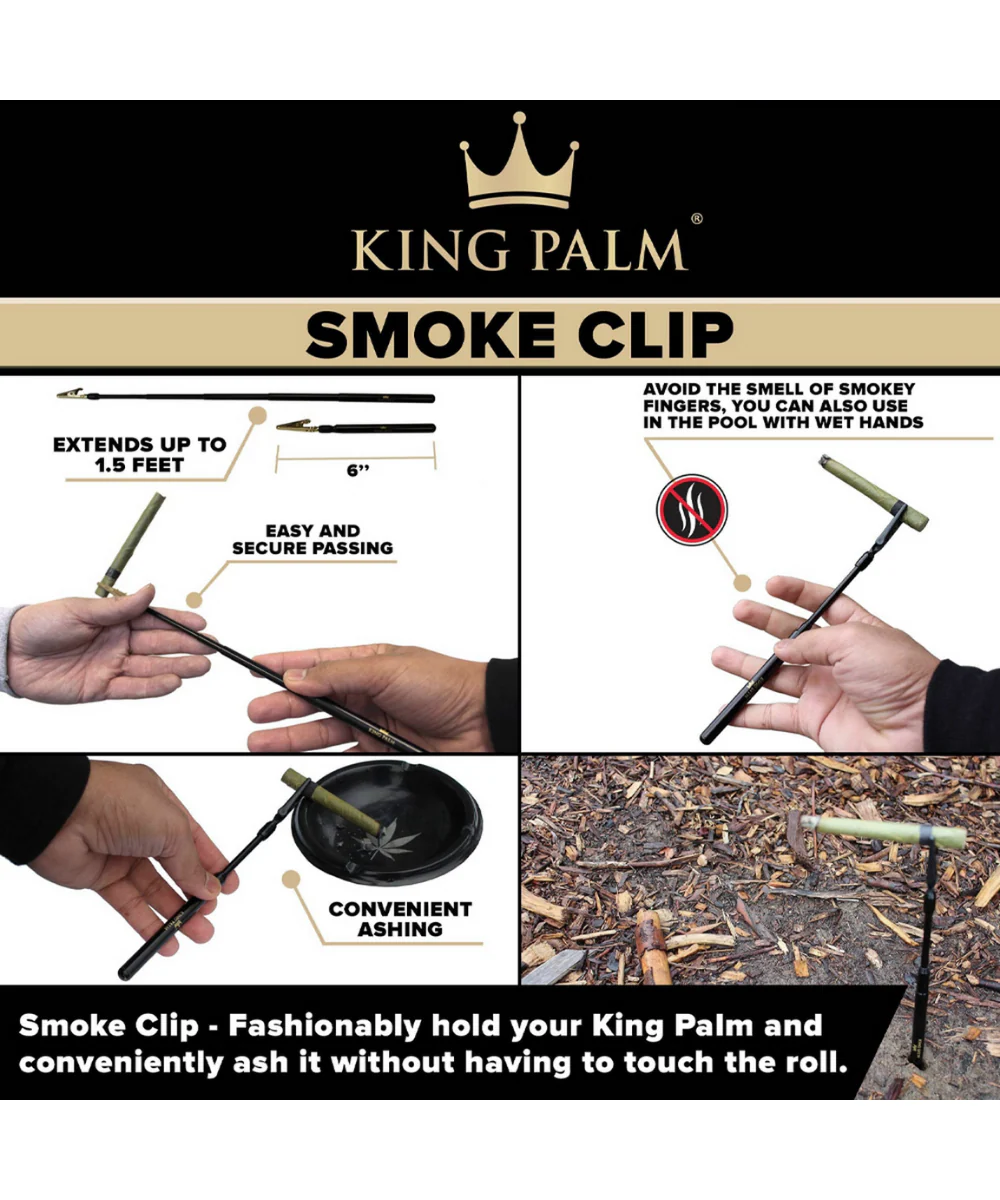King Palm Extendable Roach Clip - Image 2
