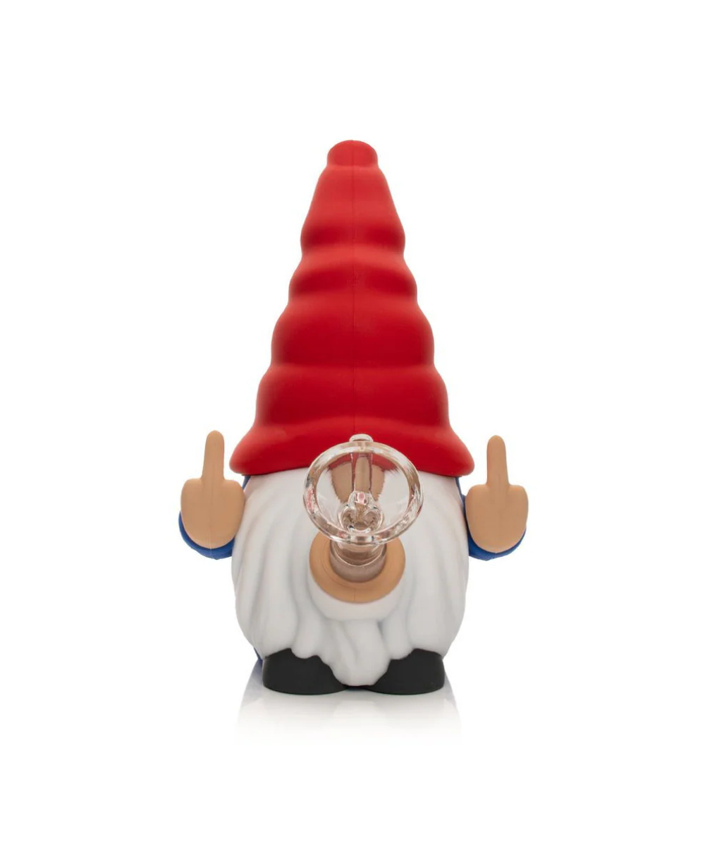Lit 6" No Fux Gnome Silicone Bong - Image 2