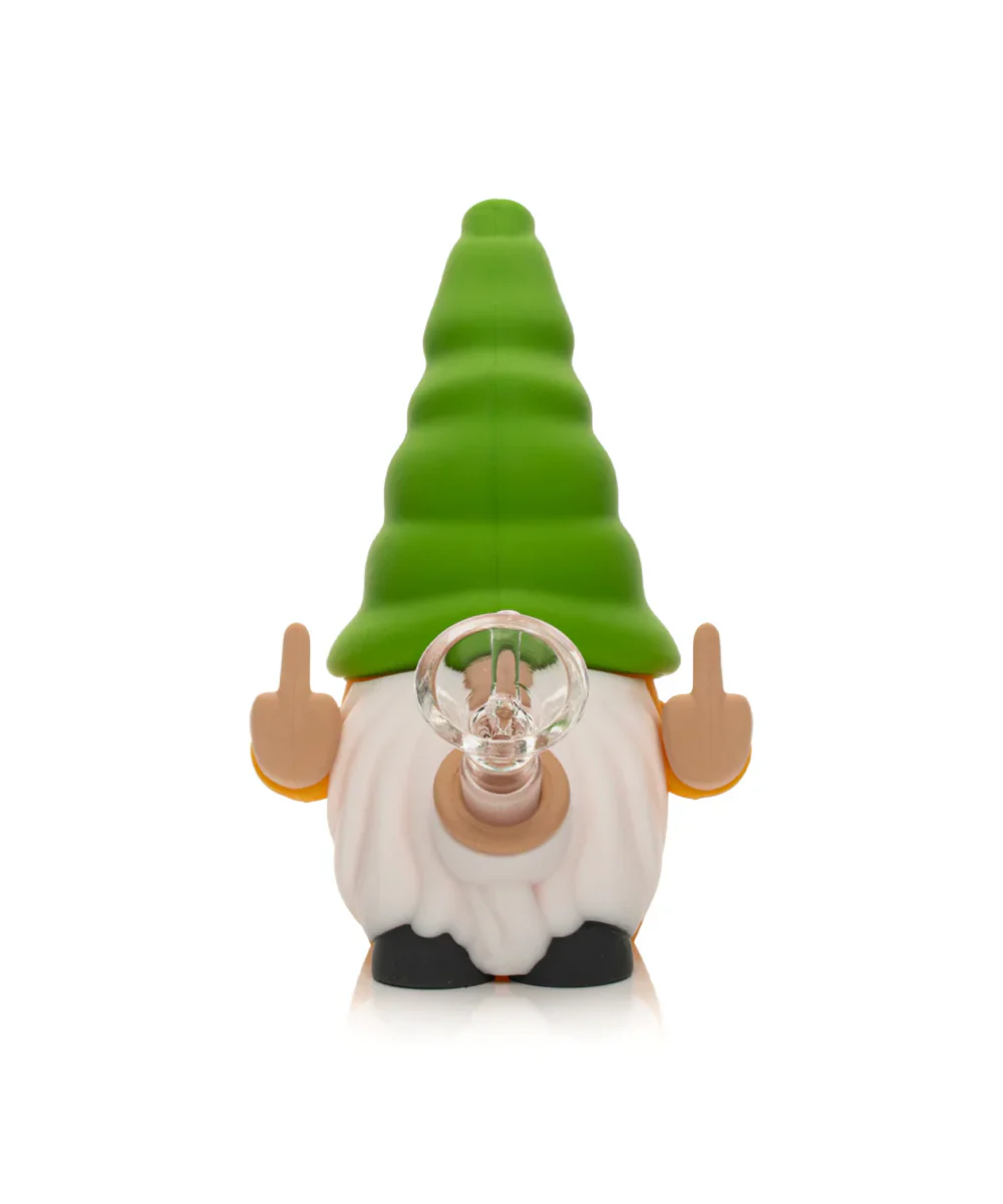 Lit 6" No Fux Gnome Silicone Bong - Image 3