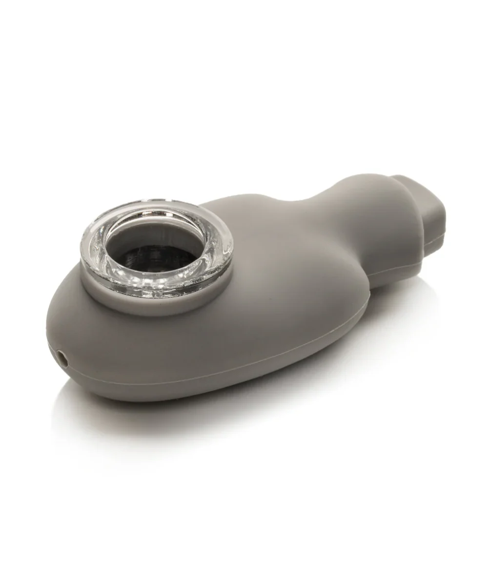 Lit Skull Silicone Pipe - Image 2