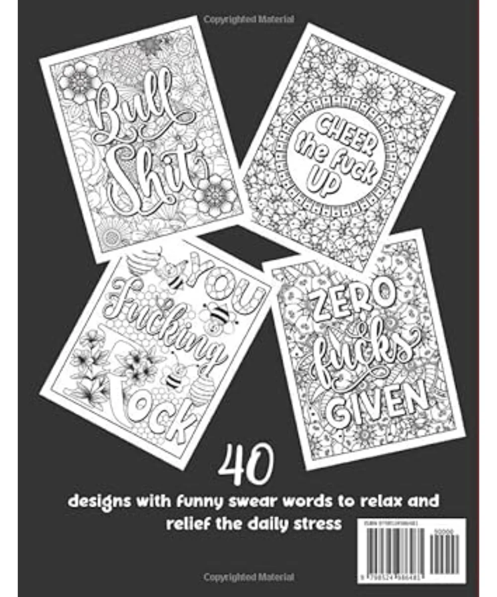 Live Laugh Fuck Off Colouring Book - Image 2
