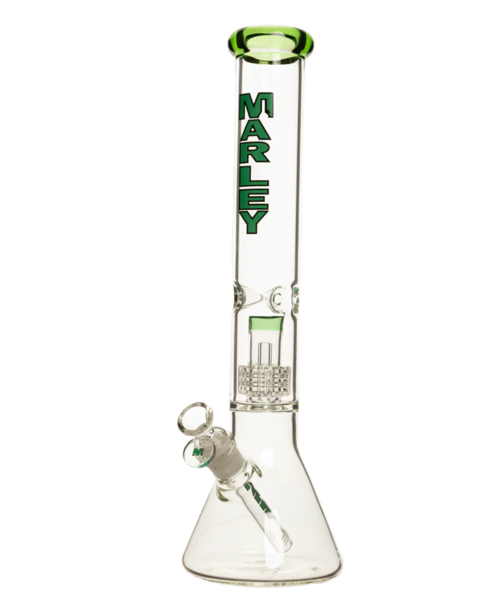 Marley Glass 16" Showerhead Perc Beaker Bong - Image 2