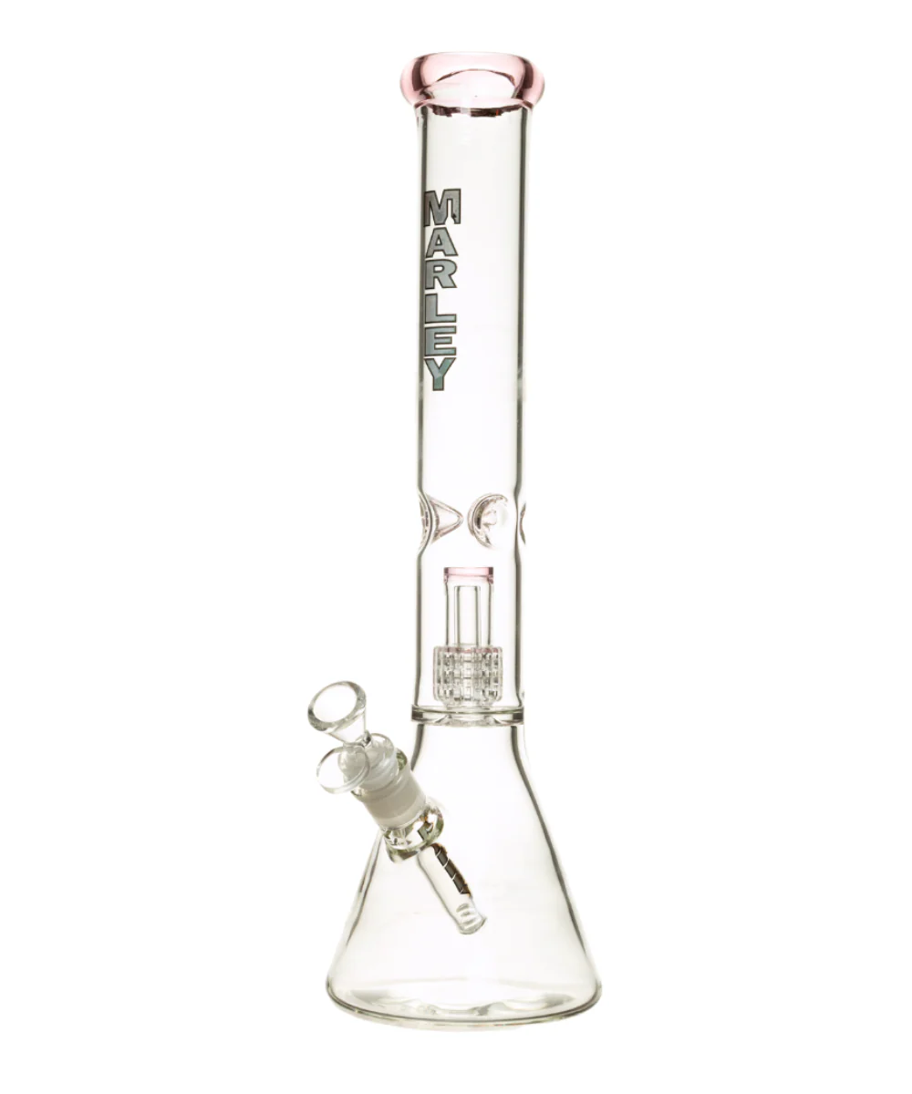 Marley Glass 16" Showerhead Perc Beaker Bong - Image 3