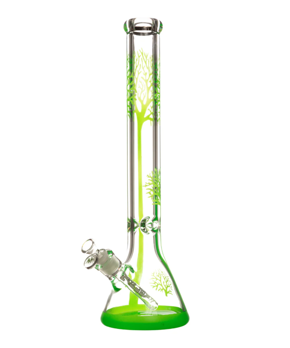 Marley Glass 18" 9mm Thick Tree Beaker Bong - Image 2
