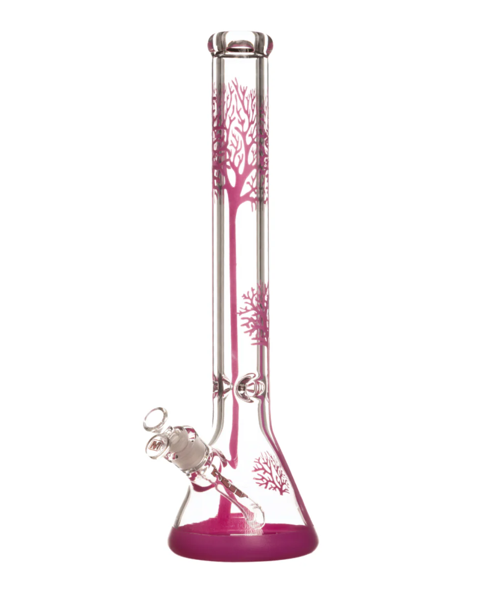 Marley Glass 18" 9mm Thick Tree Beaker Bong - Image 3