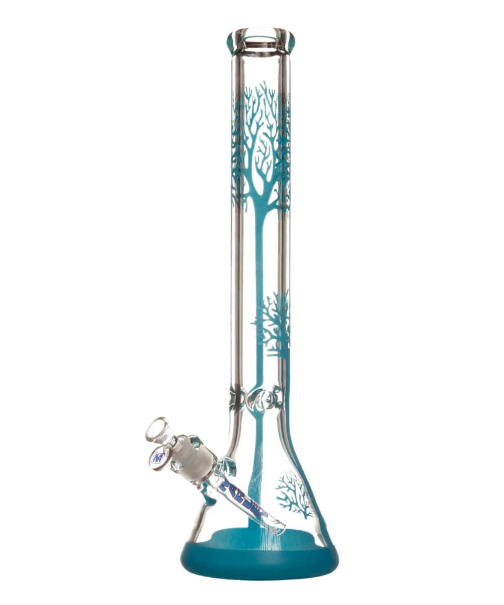 Marley Glass 18" 9mm Thick Tree Beaker Bong - Image 4