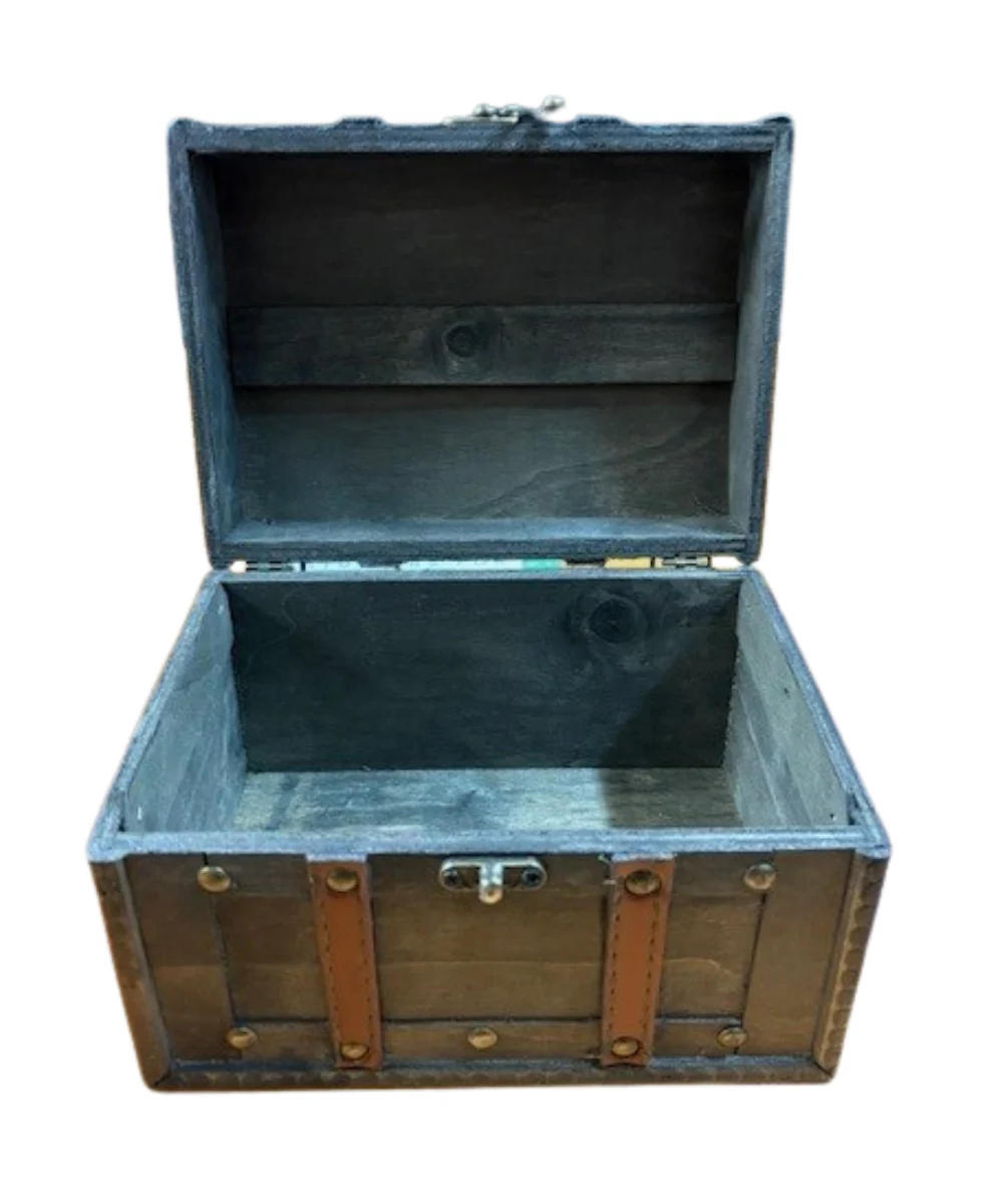 Medium Wooden Chest - Image 2
