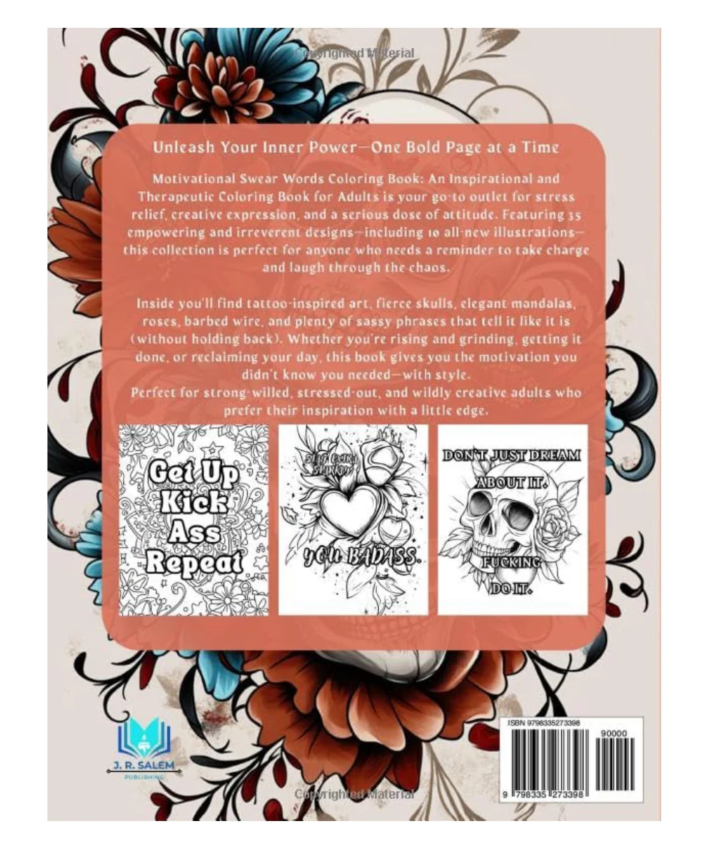Motivational Swear Word Colouring Book - Image 2