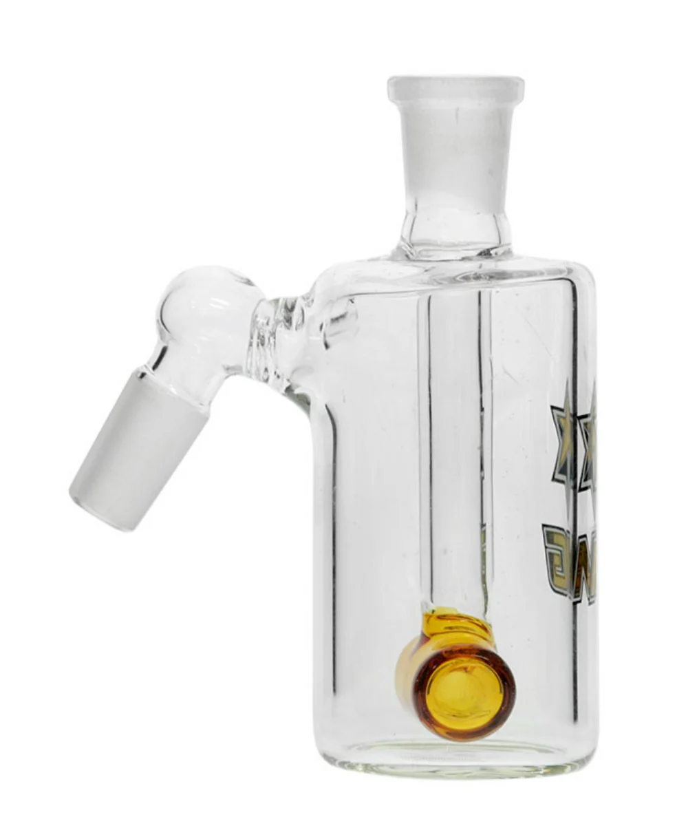 Nice Glass 14mm 45° Inline Tube Perc Ash Catcher - Image 3